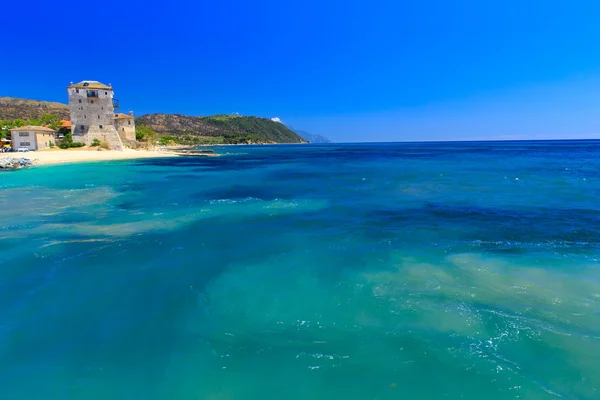 Όμορφη παραλία και θάλασσα — Φωτογραφία Αρχείου