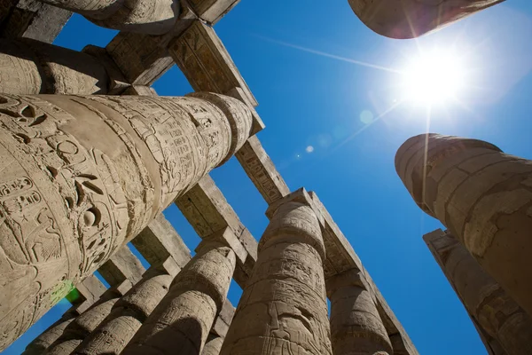 Karnak 사원의 고 대 유적 — 스톡 사진