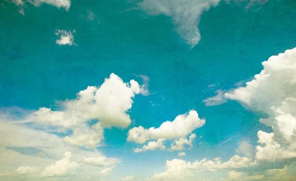 垃圾蓝色天空背景 — 图库照片