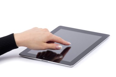 Tablet bilgisayar ve el