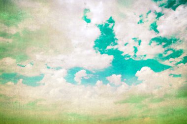 Grunge mavi gökyüzü arka plan