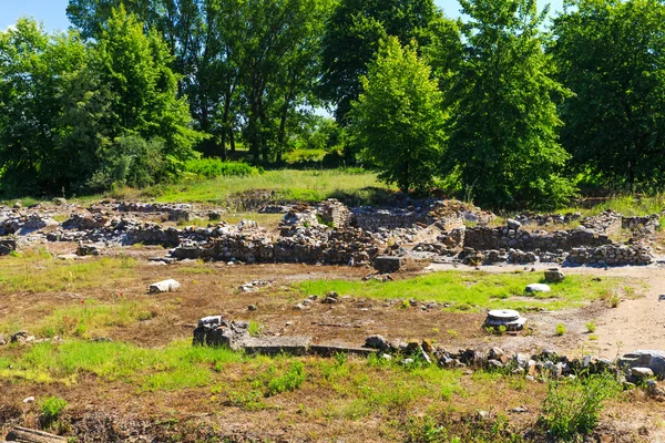Ruines antiques à Dion — Photo