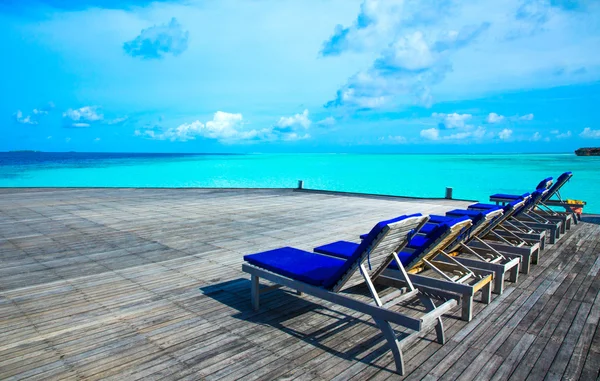 Plaża w Malediwy — Zdjęcie stockowe