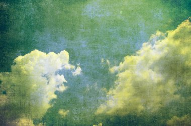 Grunge mavi gökyüzü arka plan