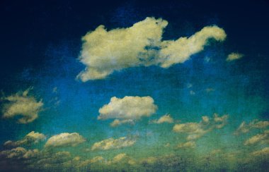 Grunge mavi gökyüzü arka plan