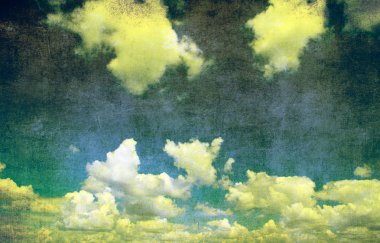 Grunge mavi gökyüzü arka plan