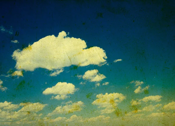 グランジの青い空を背景 — ストック写真