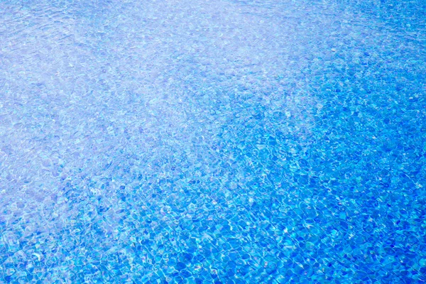 Eau de piscine bleue — Photo