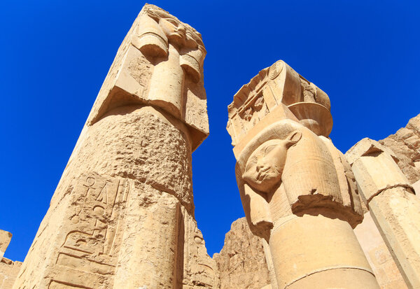 ruins of Karnak temple in Egypt