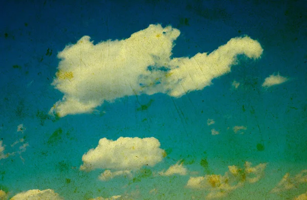 Grunge blå himmel bakgrund — Stockfoto