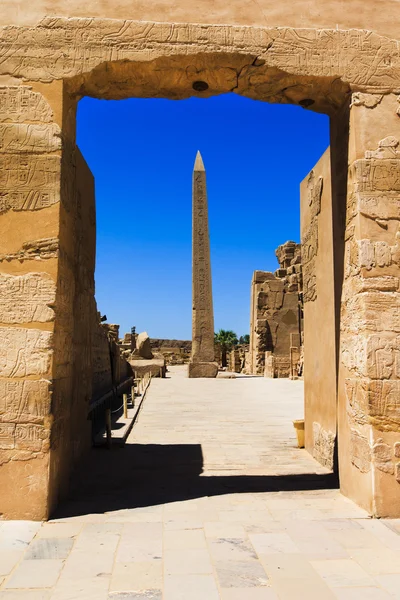 Ruins of Karnak temple in Egypt — Stock Photo, Image