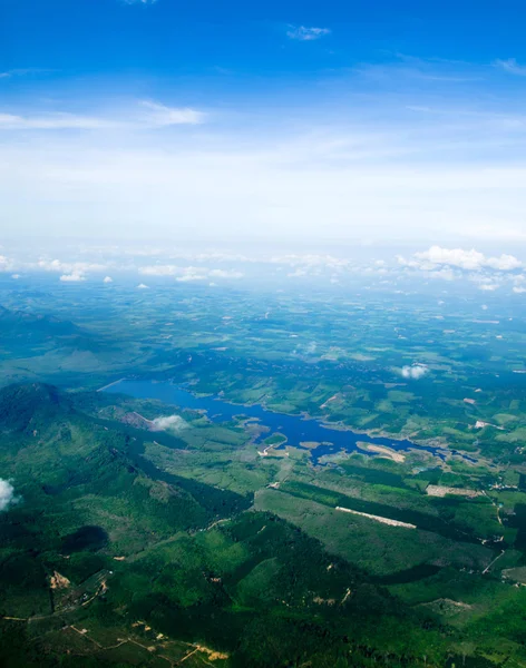 Luchtfoto hemel — Stockfoto