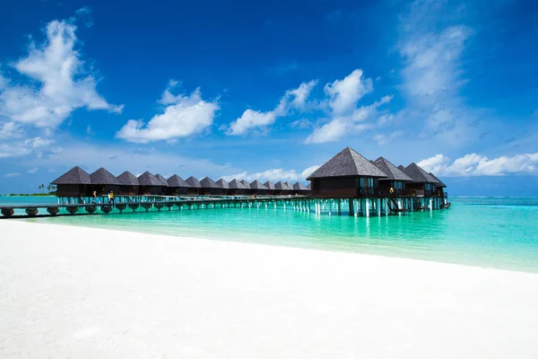 Bungalows at Maldives — Stock Photo, Image