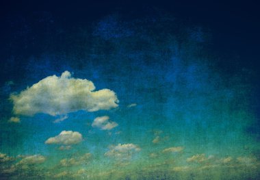 Grunge mavi gökyüzü arka plan