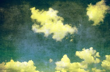 Grunge mavi gökyüzü arka plan