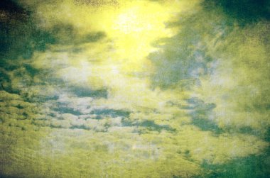 Grunge mavi gökyüzü arka plan