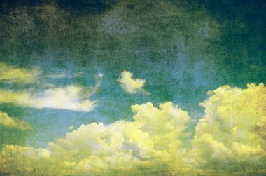 Grunge mavi gökyüzü arka plan