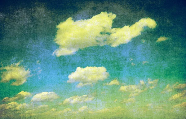 Grunge blue sky pozadí — Stock fotografie