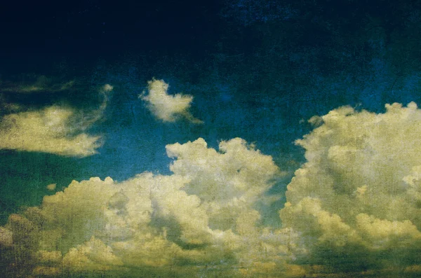 Grunge kék ég háttér — Stock Fotó