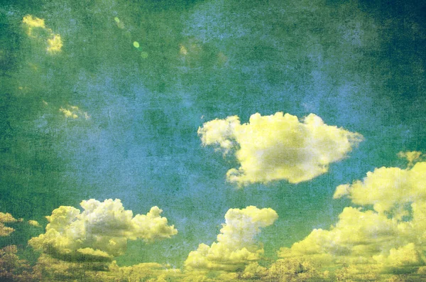 垃圾蓝色天空背景 — 图库照片