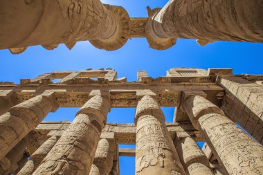 Mısır'daki Karnak Tapınağı kalıntıları