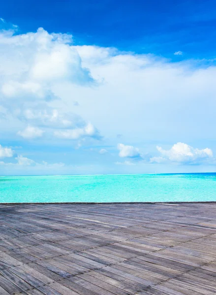 Maldivler güzel plajı — Stok fotoğraf
