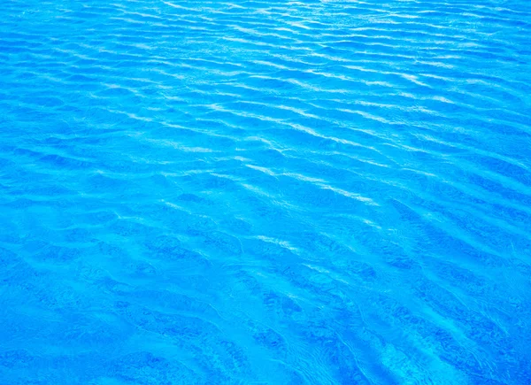 Água da piscina azul — Fotografia de Stock