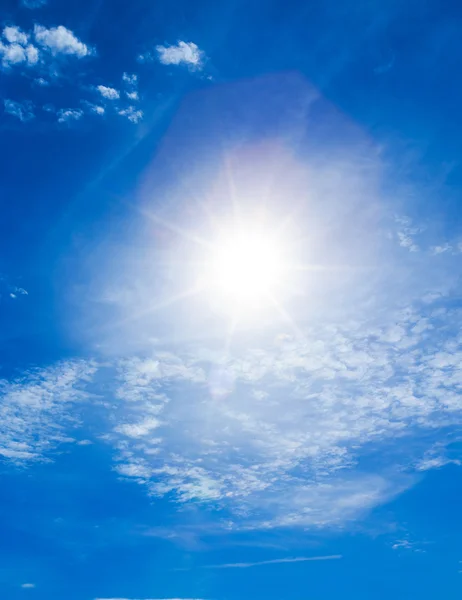 Blue sky with white clouds — Stock Photo, Image