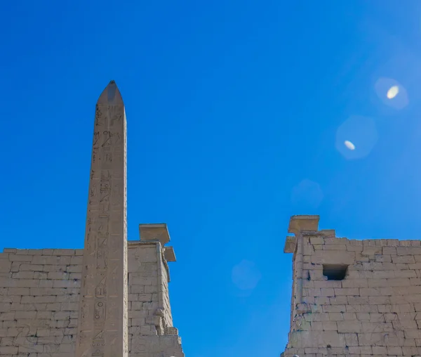 Ruins of Karnak temple in Egypt — Stock Photo, Image