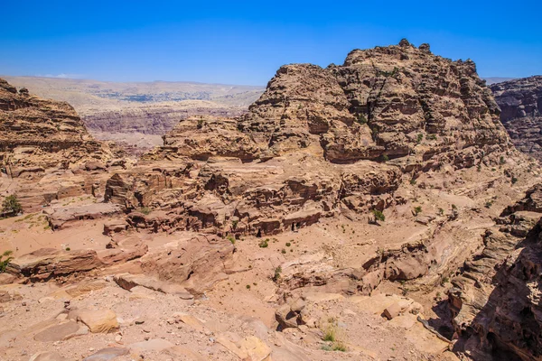 Kesik Kaya mimarisinde Petra — Stok fotoğraf