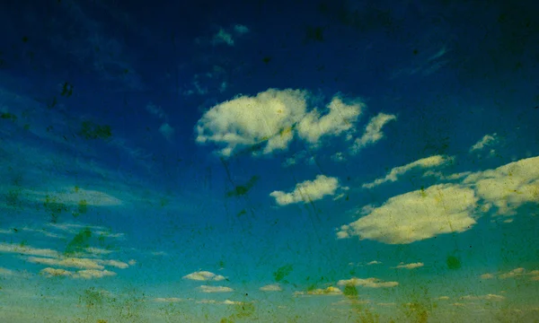 Grunge blauwe hemelachtergrond — Stockfoto