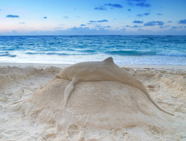 Playa y mar tropical — Foto de Stock