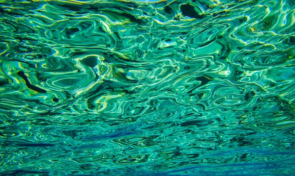 Água da piscina azul — Fotografia de Stock