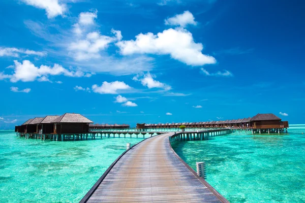 Spiaggia tropicale alle Maldive — Foto Stock