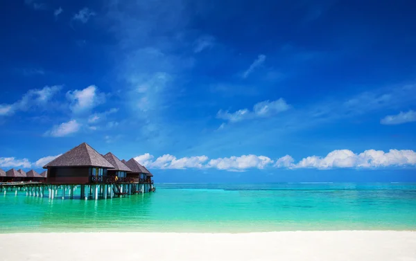 马尔代夫热带海滩 — 图库照片