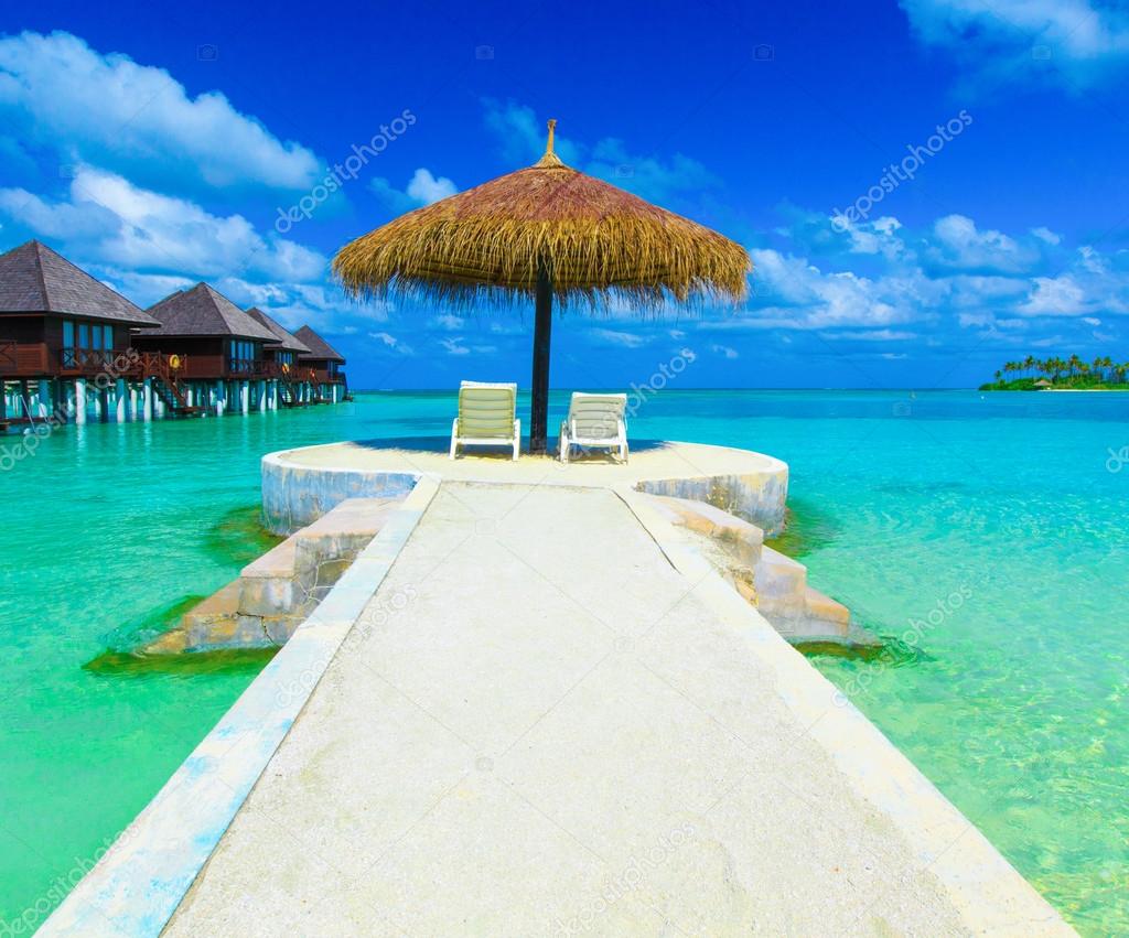 tropical beach in Maldives