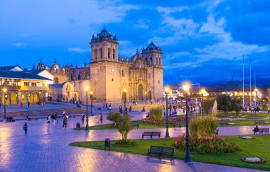 The Cathedral in Cusco, Peru clipart