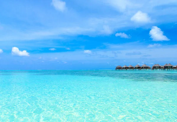 Тропічний пляж на Мальдівах. — стокове фото