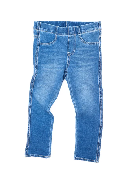 Niebieskie jeansy modne — Zdjęcie stockowe