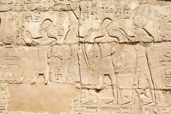 Alte ägyptische Hieroglyphen — Stockfoto