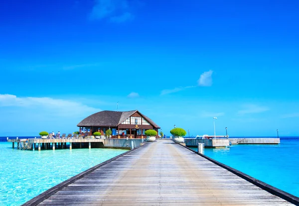 Spiaggia con Maldive — Foto Stock