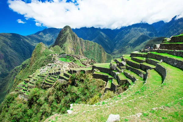 Incan ruins of Machu Picchu — Stock Photo, Image