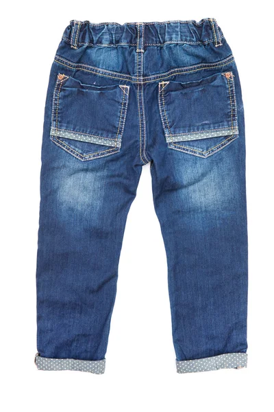 Närbild av Blå jeans — Stockfoto