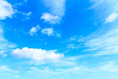 Blue sky background clipart