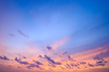 Güzel gün batımı gökyüzü