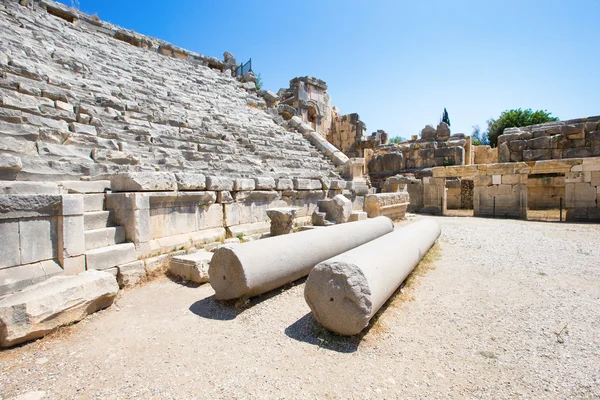Forntida amfiteater i Myra, Turkiet — Stockfoto