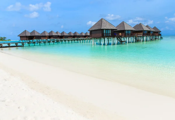 Spiaggia con Maldive — Foto Stock