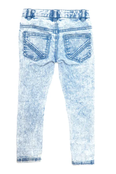 Jeans blu alla moda — Foto Stock