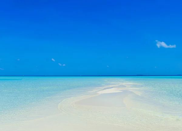 Playa con Maldivas — Foto de Stock