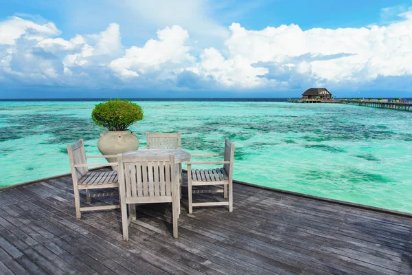 Stranden med Maldiverna — Stockfoto